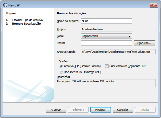 Criando um Projeto Enterprise no Netbeans (7)