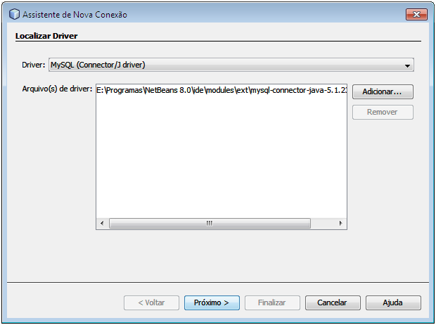 Criar DataSource MySQL no NetBeans02